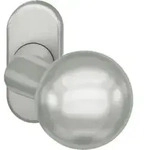 FSB Rahment&uuml;r-Knopf 07 0846 Material Alu. 0105 4-KT. 9mm feststehend