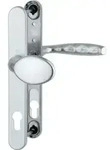 Hoppe Profilt&uuml;r-Garnitur NY 76G/3346/1810 Alu.F1 PZ f.TS 67-72mm