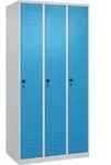 C+P Spind Classic PLUS, 3 Abteile, 1850x900x500mm, 7035/5012 Verschluss