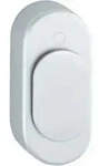 HOPPE FT-Verdeckrosette oval, RH16, U956V drehbare Abdeckung natur matt eloxiert