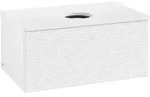 V&B Waschtischunterschrank mit Frontstruktur -Beleuchtung Antao 80x36x50cm, WBP-farbe