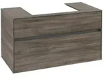 V&B Waschtischunterschrank Collaro 100x54,8x50cm, WT mittig, stone oak