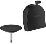 hansgrohe Fertigmontageset Exafill S Wanneneinlauf, Ab-/&Uuml;berlaufgarnitur, matt-sw