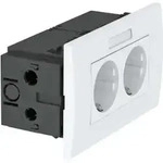 OBO Bettermann Vertr Steckdoseneinheit 2fach 84x140x59 rws SDE-RW D0RW2B