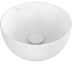 V&B Aufsatzwaschtisch Artis d 32,5cm, rd, o. Hahnloch, o. &Uuml;L, wei&szlig;