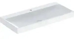 Geberit Waschtisch One 105cm, Hahnl. mit., o. &Uuml;L, wei&szlig; KeraTect