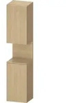 Duravit Hochschrank Qatego 40x36x1760cm, 2 T, B, Anschl li, Ei Nat