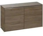 V&B Sideboard Subway 3.0 72,8x42,3x25,6cm, Gr. Alu gl, Ariz. oak