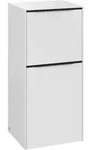 V&B Seitenschrank Subway 3.0 40x86x36,2cm, Sch L/Gr vo b, Brill. wh.
