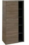 V&B Mittelschrank Subway 3.0 57,4x120x36,2cm, Sch L/Gr AL g, Ariz. Oa
