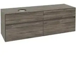 V&B Waschtischunterschrank Collaro 160x54,8x50cm, WT links, stone oak