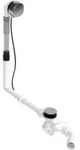 Duravit Ab-/&Uuml;berlaufgarnitur Quadroval Zug 65cm, d 5,2cm, m Wanneneinlauf, chr
