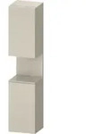 Duravit Hochschrank Qatego 40x36x1760cm, 2 T, An li, Tau m/tau matt