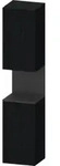 Duravit Hochschrank Qatego 40x36x1760cm, 2 T, An r, graph m/Eich sw