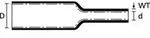 Hellermann Tyton Schrumpfschlauch HISA-9/3-POX-CL 5m Innenkleber