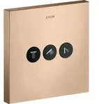 hansgrohe Fertigmontageset ShowerSelect UP-Vtl, 3 Verbr., eck., pol. red gold