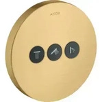 hansgrohe Fertigmontageset ShowerSelect UP-Vtl, 3 Verbr., rd, brushed gold optic