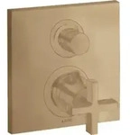 hansgrohe Fertigmontageset Axor Citterio UP-THM, m Ab- + Um-V, Kreuz, brush. bron