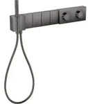 hansgrohe Fertigset Select Axor Edge UP-Thermostat, 4 Verb, Dia.Schl, pol. bla vc