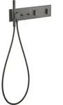 hansgrohe Fertigset ShowerComposition UP-THM, 2 Verbr., polished black chrome