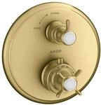 hansgrohe Fertigmontageset Axor Montreux UP-THM, m Absp-vtl, Kr., brush. gol opt