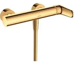 hansgrohe Brause-Einhebelmischer Axor Citterio M AP, 1 Verbraucher, polished gold