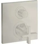 hansgrohe Fertigmontageset Axor Citterio UP-THM, m Ab- + Um-V, Kr., Edelstahl-Optik