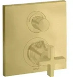 hansgrohe Fertigmontageset Axor Citterio UP-THM, m Ab- + Um-V, Kreuz, brush. br
