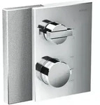 hansgrohe Fertigmontageset Axor Edge UP-THM, Ab- + Um-V, Diamantschl., chr
