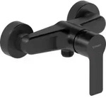 Duravit Brause-Einhebelmischer D-Code AP, Keramikmischsystem, schwarz matt
