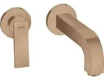 hansgrohe Fertigmontageset Axor Citterio UP-Waschtisch-Einhebelmischer, A 220mm, m