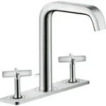 hansgrohe 3-Loch-Waschtischarmatur 170 Axor Citterio E A 165mm, m ZugstAblGar, Pl, ED