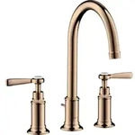 hansgrohe 3-Loch-Waschtischarmatur 180 Axor Montreux A 175mm, m H-Gr, ZugstAblGar,