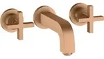 hansgrohe Fertigmontageset Axor Citterio UP-3-Loch-Waschtischarmatur, m Kreuzgr.,