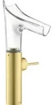 hansgrohe Waschtisch-Einhebelmischer Axor Starck V 220 m Glas, unverschlie&szlig;