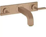 hansgrohe Fertigmontageset Axor Citterio UP-3-Loch-Waschtischarmatur, m Hebelgr.,