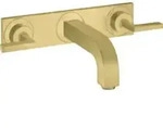hansgrohe Fertigmontageset Axor Citterio UP-3-L-Waschtischarmatur, m Hebelgr., brush.