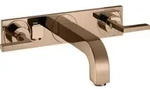 hansgrohe Fertigmontageset Axor Citterio UP-3-Loch-Waschtischarmatur, m Hebelgr.,