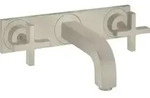 hansgrohe Fertigmontageset Axor Citterio UP-3-Loch-Waschtischarmatur, m Kreuzgr.,