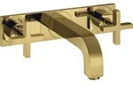 hansgrohe Fertigmontageset Axor Citterio UP-3-Loch-Waschtischarmatur, m Kreuzgr.,
