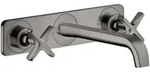hansgrohe Fertigset Axor Citterio E UP-3-Loch-Waschtischarmatur, A 220mm, Pl., pol.