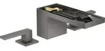 hansgrohe 3-Loch-Waschtischarmatur 70 Axor MyEdition A 151mm, m Pus-Op-Abl, o Pl, b