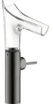 hansgrohe Waschtisch-Einhebelmischer Axor Starck V 220 m Glas, unver Abl.garn, pol.