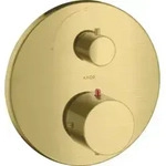 hansgrohe Fertigmontageset Axor Starck UP-THM, mit Absperrventil, brushed brass