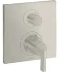 hansgrohe Fertigmontageset Axor Citterio UP-THM, m Absp-vtl, Hebel, Edelstahl-Optik