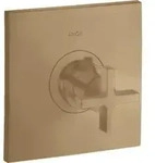 hansgrohe Fertigset Axor Citterio HF UP-THM, mit Kreuzgriff, brushed bronze