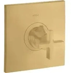 hansgrohe Fertigset Axor Citterio HF UP-THM, m Kreuzgriff, brushed gold optic