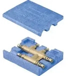 Geberit Kreuzungs-T-St&uuml;ck Mepla d= 20x16x20mm, mit D&auml;mmbox