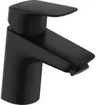 hansgrohe Einhebel-Waschtischarmatur Logis KS-Zugst.-Abl., m CSt, A 107mm, matt-sw
