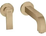 hansgrohe Fertigmontageset Axor Citterio UP-Waschtisch-Einhebelmischer, A 220mm, m